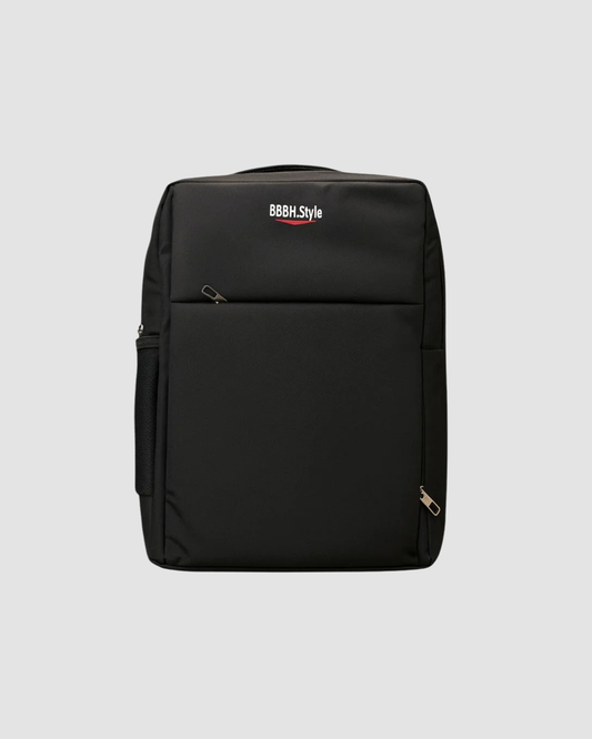 Slim Business Laptop Backpack | Lightweight Travel & Office Bag with Multi-Pockets | Black